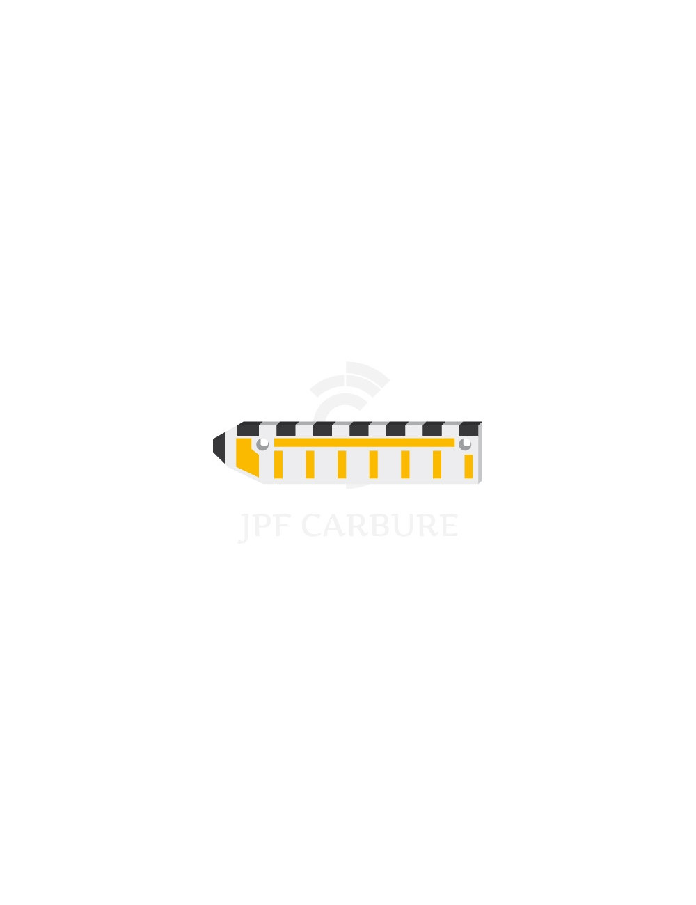 Contre-sep gauche avec plaquettes carbure équerres et rechargement.