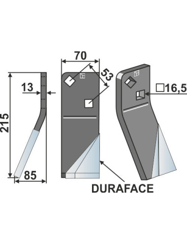 Dent rotative DURAFACE,...