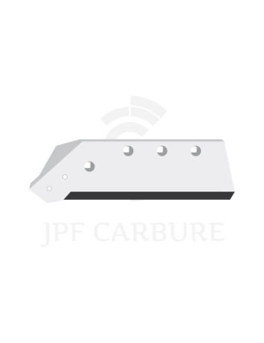 Soc carbure gauche à pointe boulonnée 14".