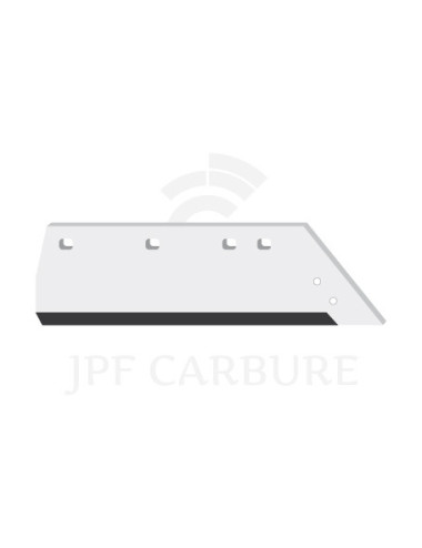 Soc carbure droite à pointe boulonnée 16", boulon diamètre 1/2.