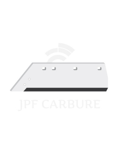 Soc carbure gauche à pointe boulonnée 16", boulon diamètre 1/2.