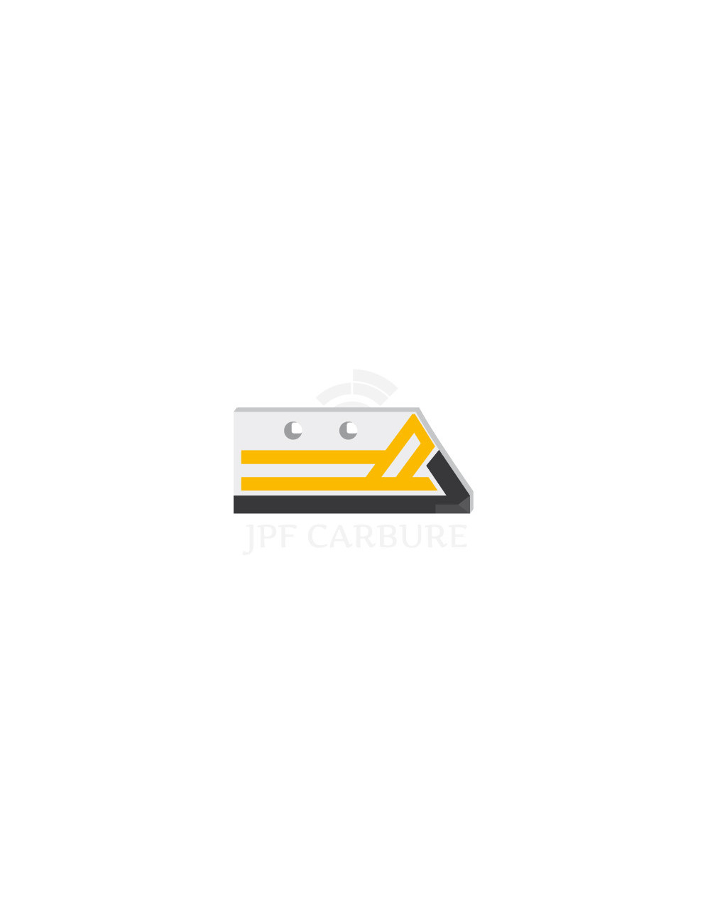 Soc de rasette droite avec plaquettes carbure et rechargement.