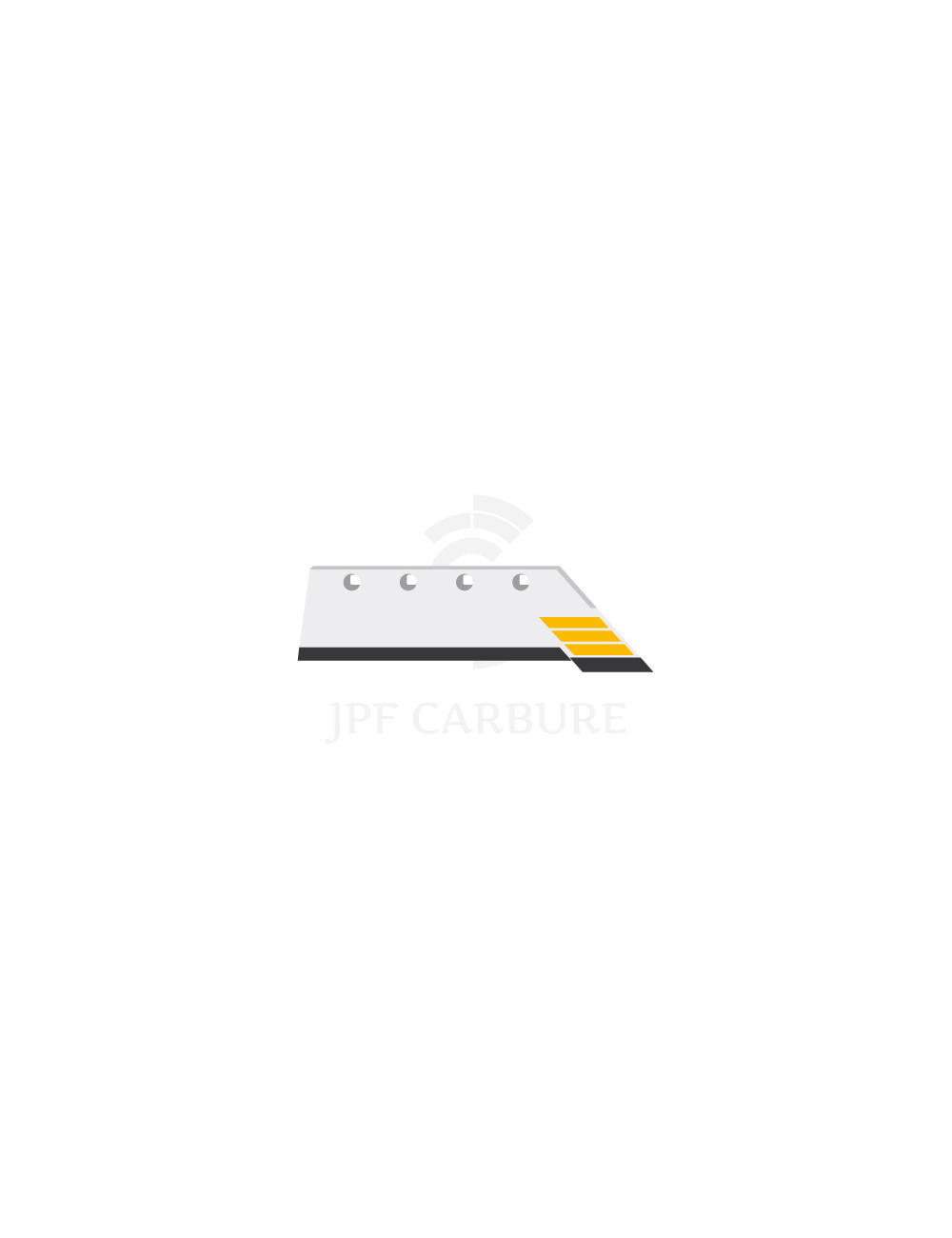 Soc carbure droite bec de canne 14".