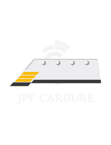 Soc carbure gauche bec de canne 14".
