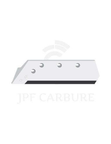Soc carbure gauche à pointe boulonnée 14".