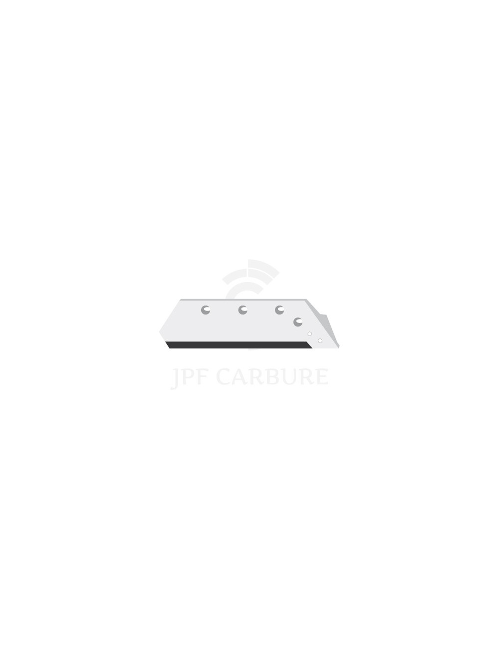 Soc carbure droite à pointe boulonnée 16".