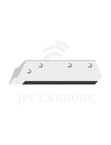 Soc carbure gauche à pointe boulonnée 16" Losange.