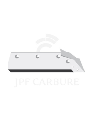 Soc carbure droite à pointe boulonnée 14" avec aileron, HB6.