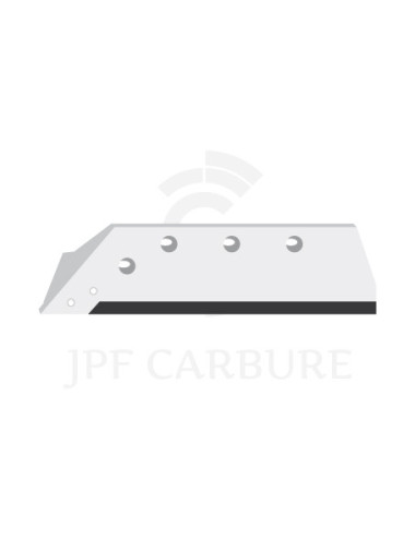 Soc carbure gauche à pointe boulonnée 14" BL.