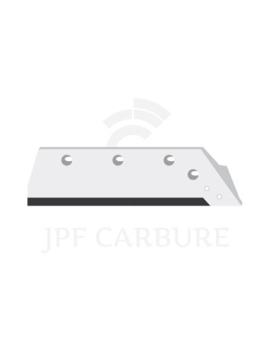 Soc carbure droite à pointe boulonnée 16" H.