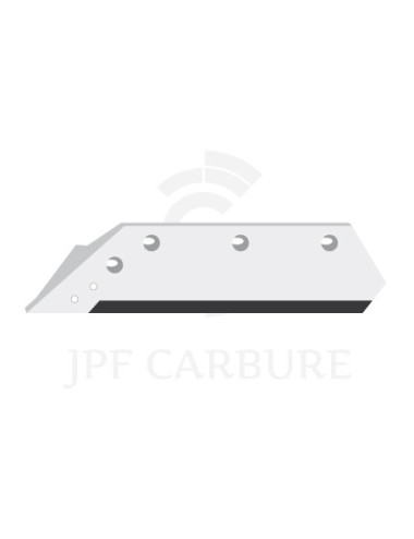 Soc carbure gauche à pointe boulonnée 18".