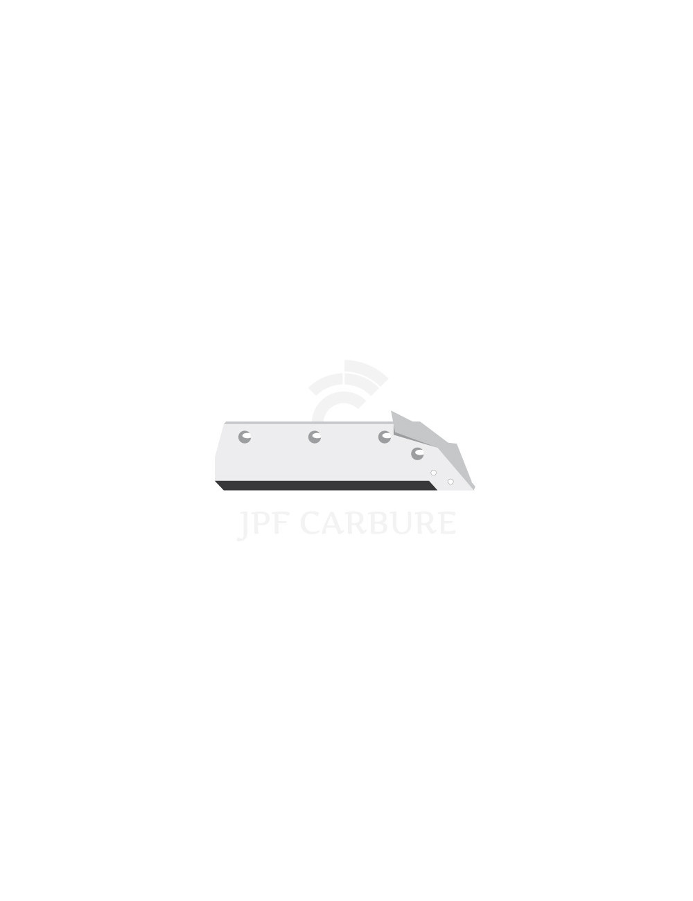 Soc carbure droite à pointe boulonnée 16".