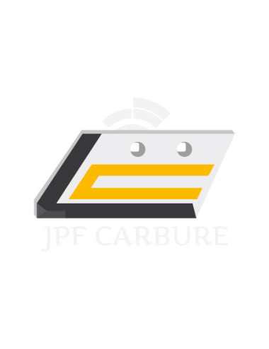 Soc de rasette gauche avec plaquettes carbure, rechargement et plaquettes arrière.