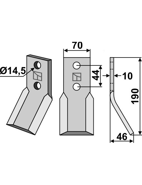 Dent rotative