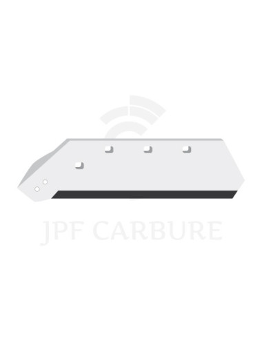 Soc carbure gauche à pointe boulonnée 18".