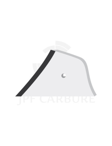 Étrave gauche 1 trou avec plaquettes carbure, Juwel.