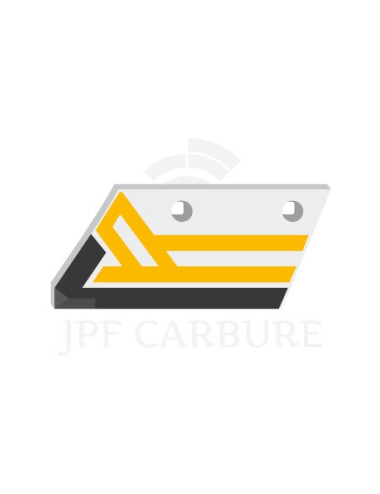 Soc de rasette gauche avec plaquettes carbure et rechargement.
