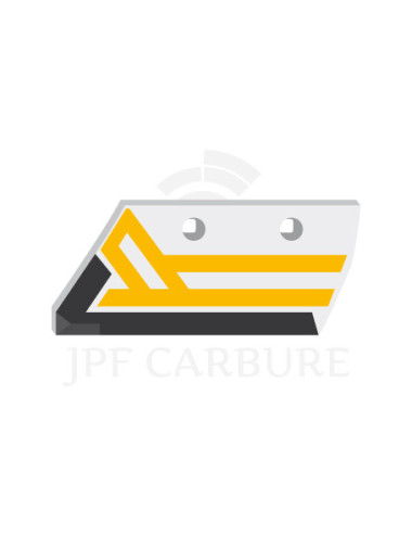 Soc de rasette gauche avec plaquettes carbure et rechargement.