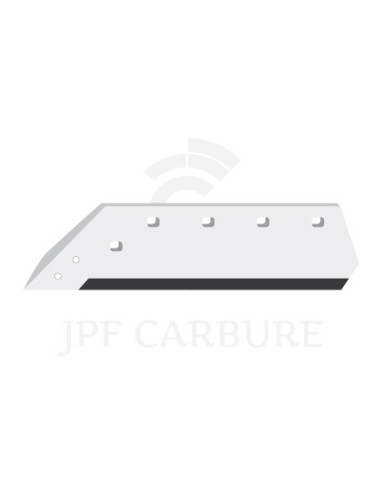 Soc carbure gauche à pointe boulonnée 18".
