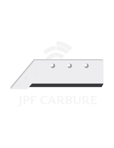 Soc carbure gauche à pointe boulonnée 18".