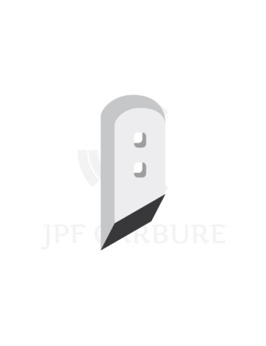 Pointe gauche avec plaquettes carbure pour soc de charrue.