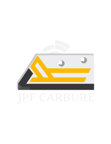 Soc de rasette gauche avec plaquettes carbure et rechargement.