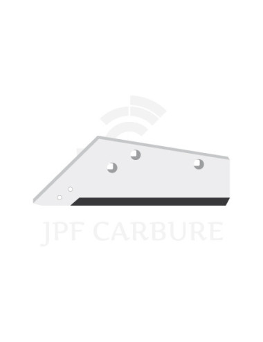 Soc carbure gauche à pointe boulonnée 16"