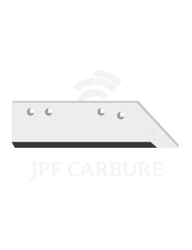 Soc carbure droite à pointe boulonnée 16", boulon diamètre 1/2.