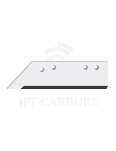 Soc carbure gauche à pointe boulonnée 16", boulon diamètre 1/2.