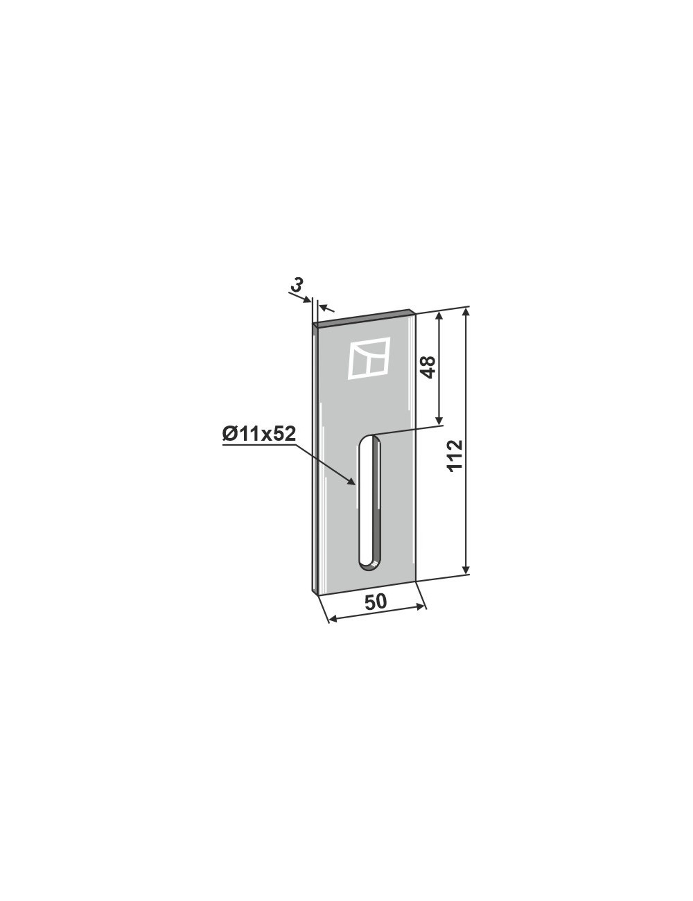 Racloir pour rouleaux packer