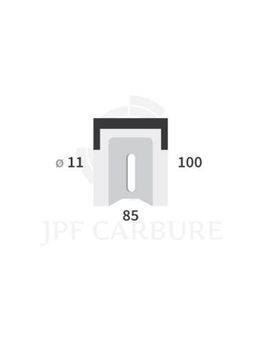 Grattoir avec plaquettes carbure pour Packer.