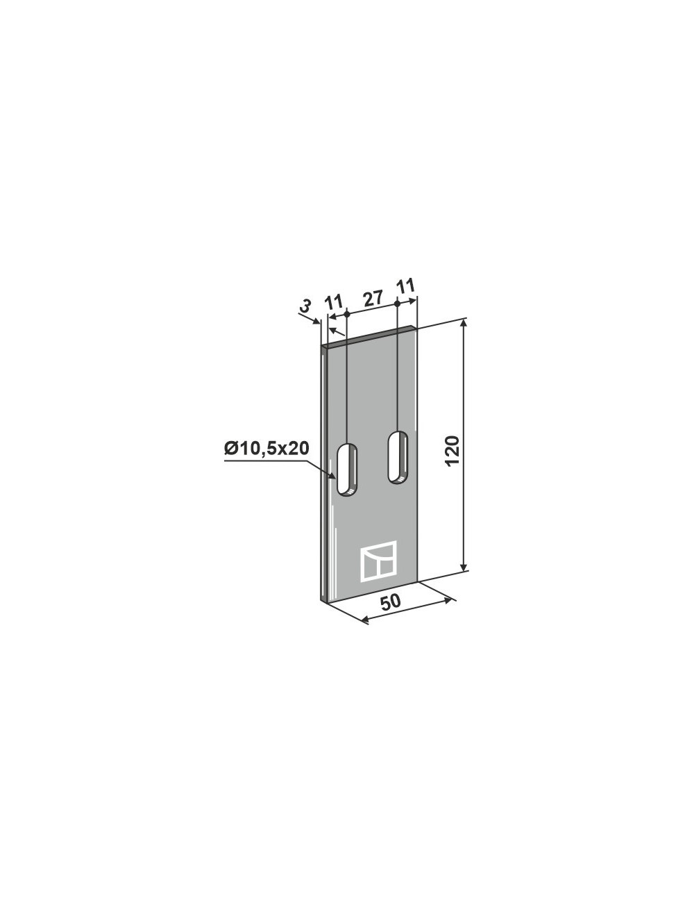 Racloir pour rouleaux packer