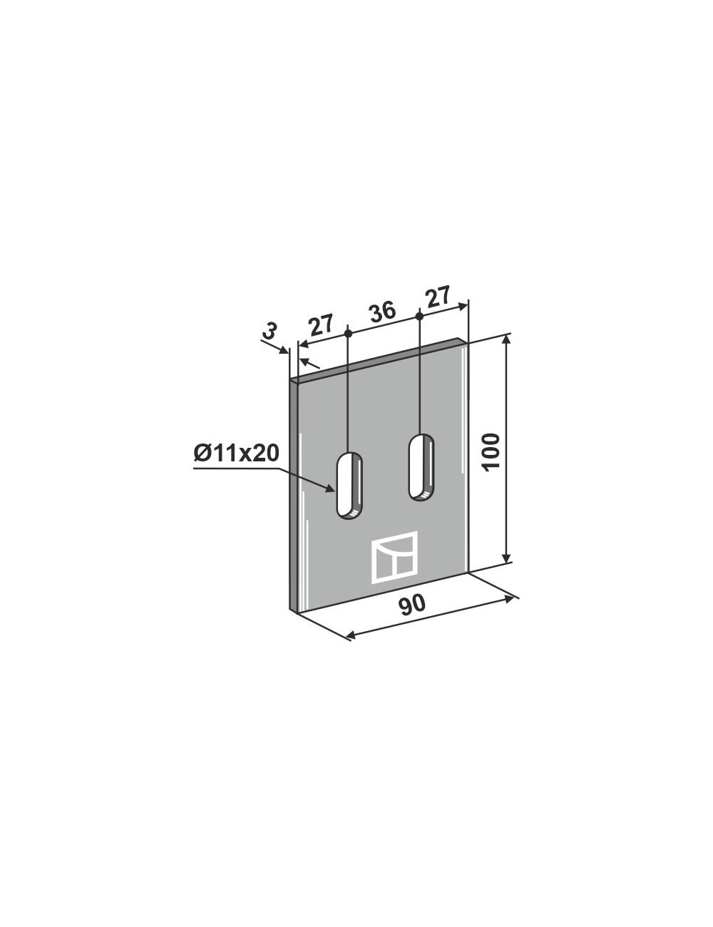 Racloir pour rouleaux packer