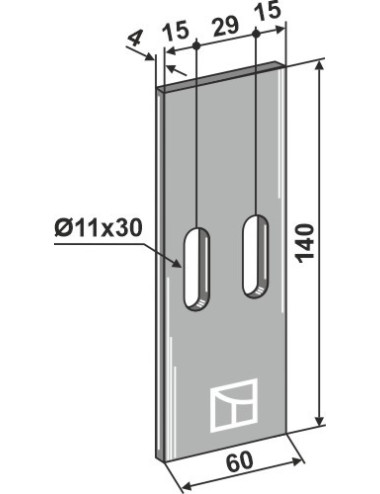 Racloir pour rouleaux packer