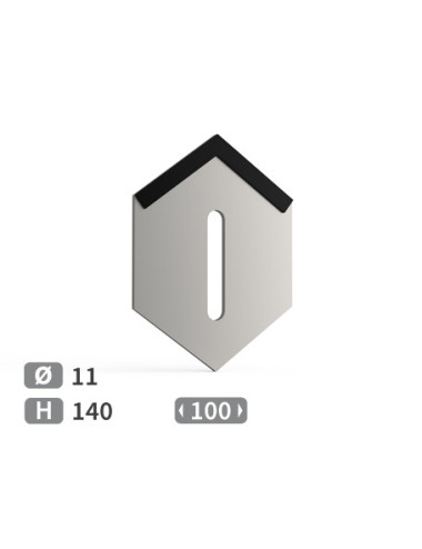 Grattoir avec plaquettes carbure pour Losange.
