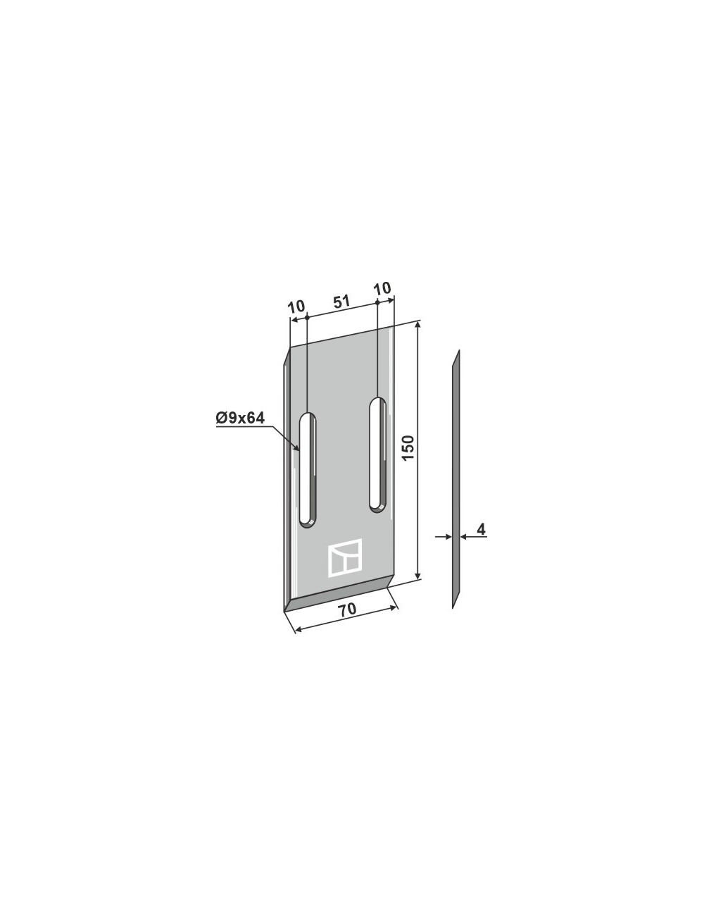 Racloir pour rouleaux packer