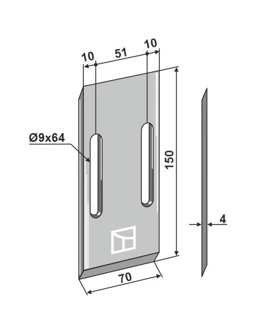 Racloir pour rouleaux packer