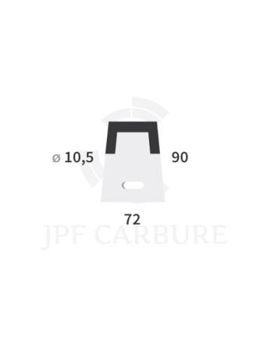 Grattoir avec plaquettes carbure pour Packer.