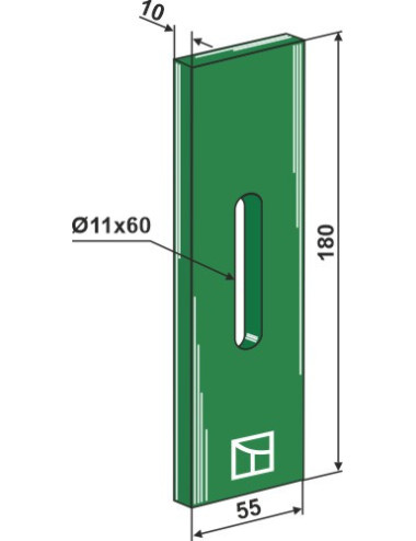 Racloir plastique Greenflex...