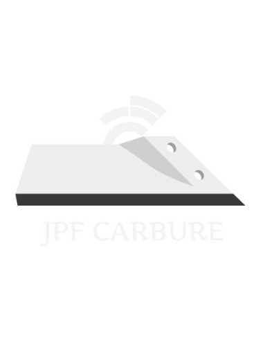 Aileron droite de déchaumeur avec plaquettes carbure.