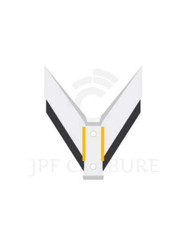 Aileron de déchaumeur avec plaquettes carbure et rechargement pour Polybar.