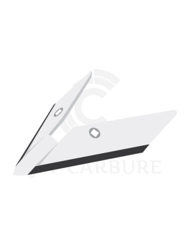 Aileron de déchaumeur avec plaquettes carbure.