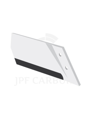Aileron droite de déchaumeur avec plaquettes carbure.