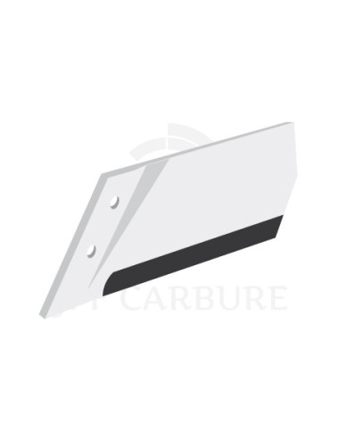 Aileron gauche de déchaumeur avec plaquettes carbure.
