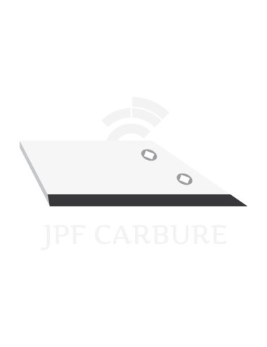 Aileron droite de déchaumeur avec plaquettes carbure pour Mega Dan.