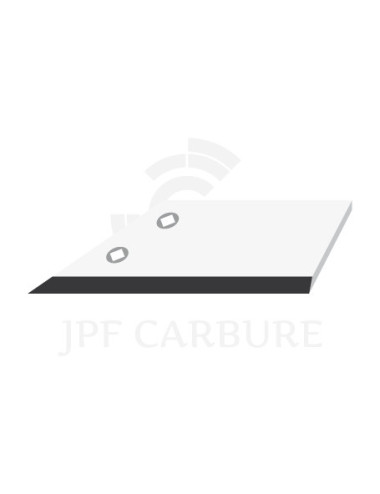 Aileron gauche de déchaumeur avec plaquettes carbure pour Mega Dan.