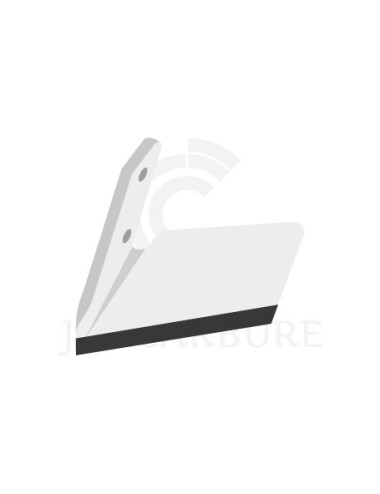 Aileron gauche de déchaumeur avec plaquettes carbure.