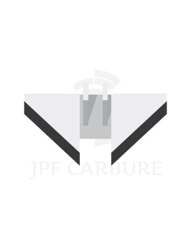 Aileron de déchaumeur avec plaquettes carbure pour Discodent.