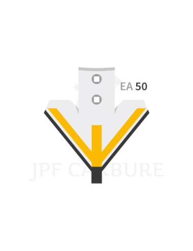 Aileron pour Cruiser avec plaquettes carbure et rechargement.