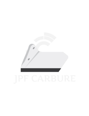 Aileron gauche de déchaumeur avec plaquettes carbure pour Delat Flex.